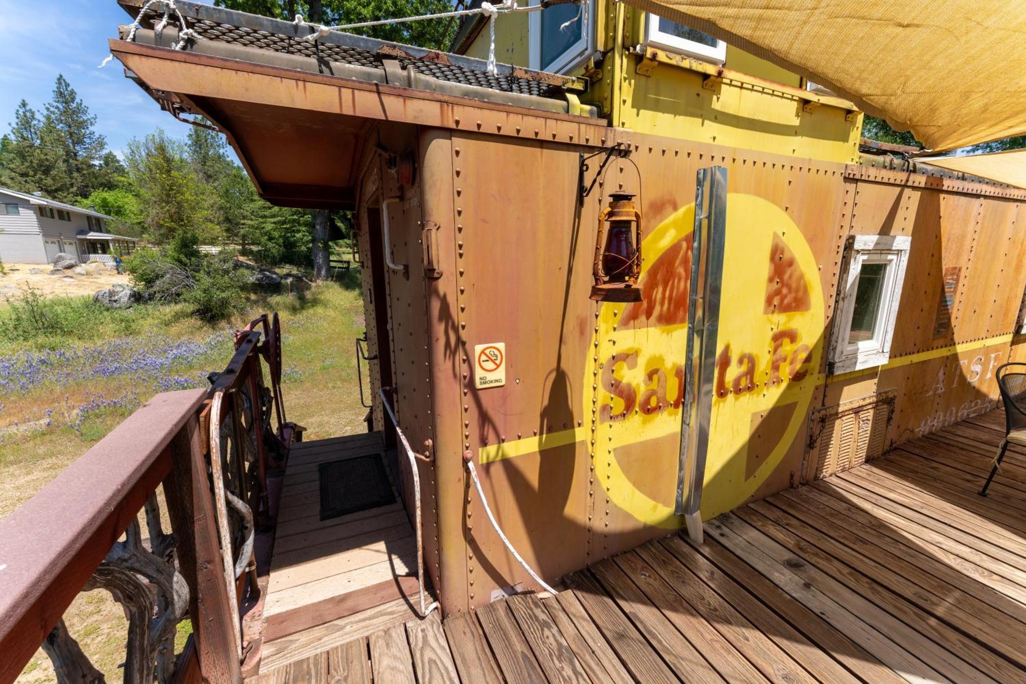 Vila Little Red Caboose Oakhurst Exteriér fotografie